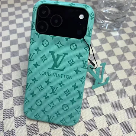 LV 型押しロゴ iphone17promax ケース PUレザー