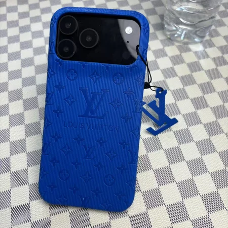LV 型押しロゴ iphone17promax ケース PUレザー