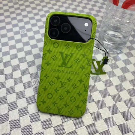 LV 型押しロゴ iphone17promax ケース PUレザー