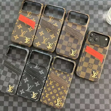 ルイヴィトン レザー iphone17 ケース カード収納