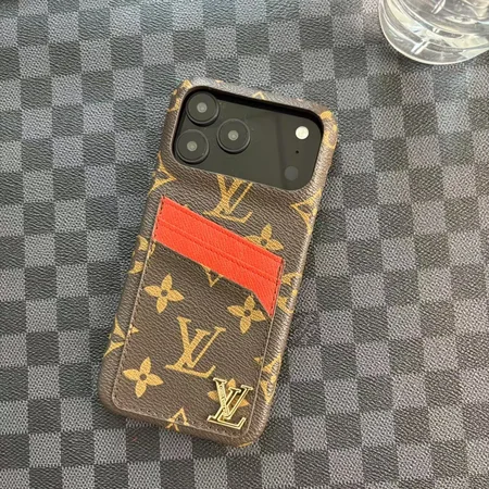 ルイヴィトン レザー iphone17 ケース カード収納