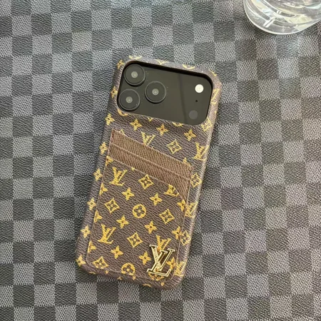 ルイヴィトン レザー iphone17 ケース カード収納