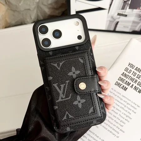 ルイヴィトン iphone17 大容量 背面ポケット ケース