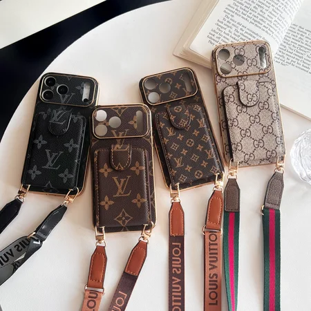 ルイヴィトン iPhone17 大容量カード収納 ショルダーケース