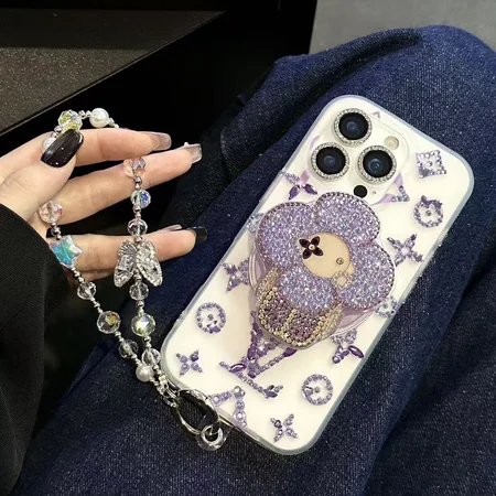 ルイビトン iPhone17 Pro キラキラケース